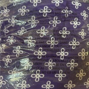 Vera Bradley Purple Floral Patterned Blanket